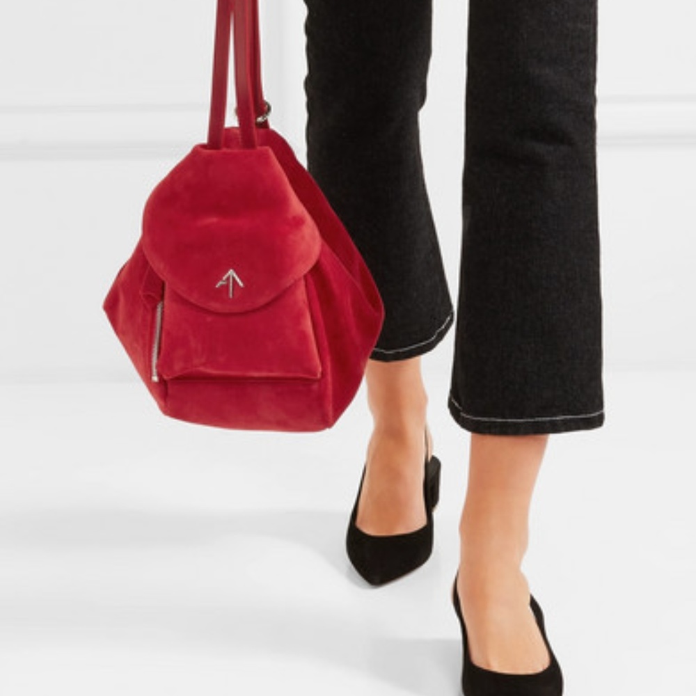 Manu Atelier Fernweh Mini Backpack in Red